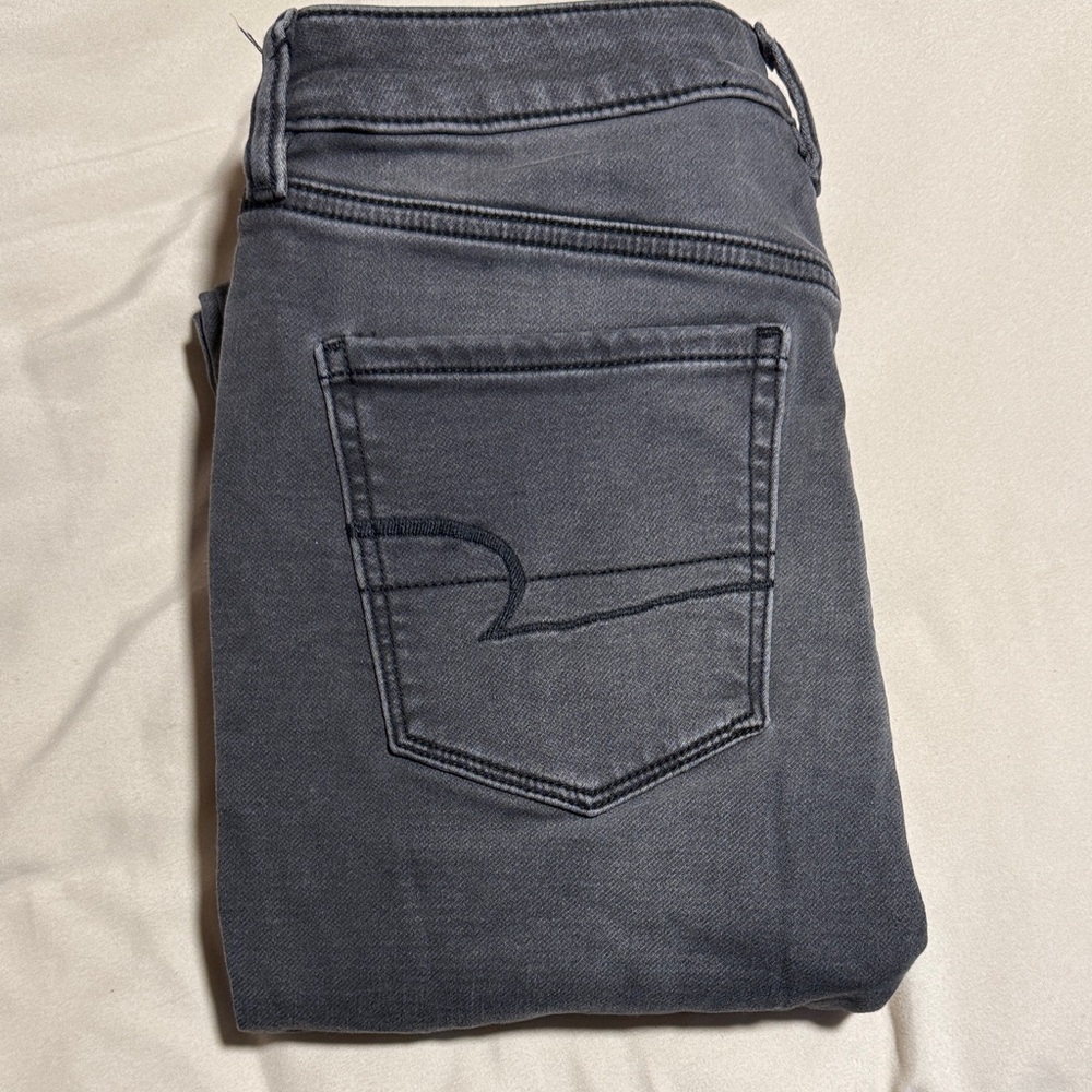 American Eagle Outfitters Gray/Black Skinny Jeans